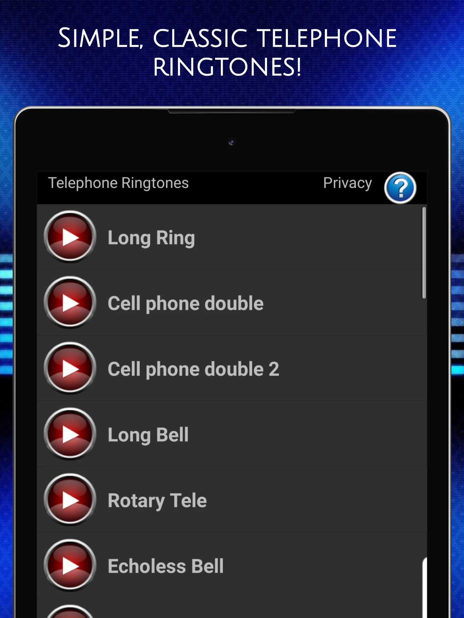 Telephone Ringtones screenshot