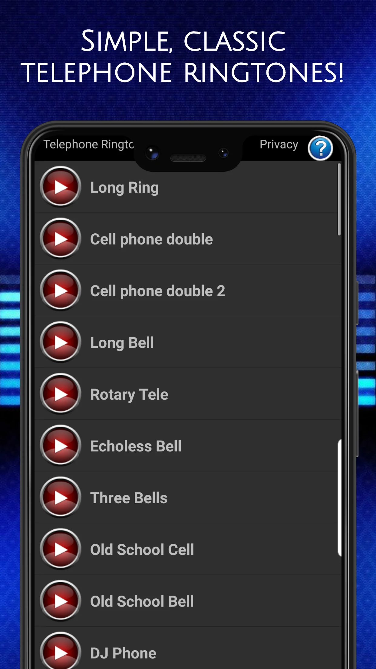 Telephone Ringtones screenshot